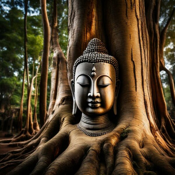 IN one of the Jātaka tales, the Buddha was incarnated as a Ruglkha Tewada (Tree Deva) a spirit within a tree, sentient. This shows the belief that there are sentient spirits within the plant kingdom and apparrently inanimate things (to the human eye)