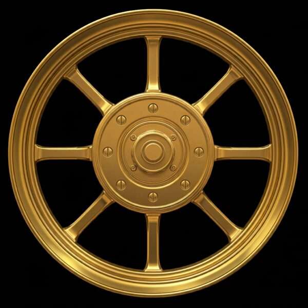 Dhamma-wheel- - AI Art by Google Gemini